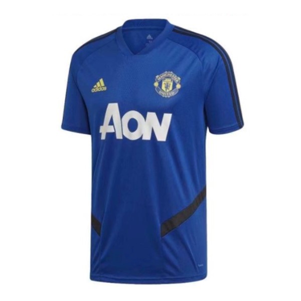 Trainingsshirt Manchester United 2019-20 Blau